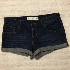 Abercrombie & Fitch Sz 10/30 Low-Rise Denim Shorts